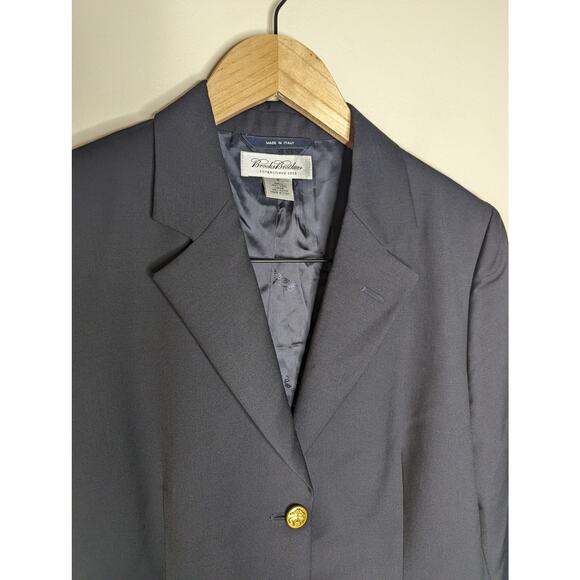 Brooks Brothers Women's Loro Piana Two Button Wool Blazer Jacket - Picture 5 of 8